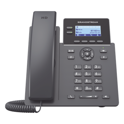 Teléfono IP Grandstream GRP-2602P 2 Líneas SIP 4 Cuentas SIP PoE