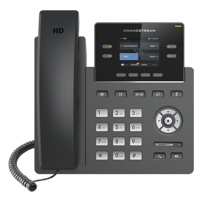 Teléfono IP Grandstream GRP-2612 4 Líneas SIP 2 Cuentas SIP 2.4"