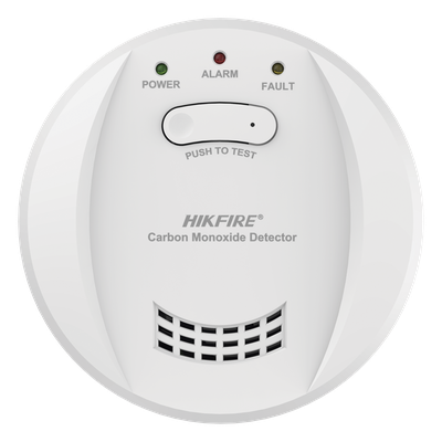 Detección de Incendio Hikvision - Detector de Monóxido de Carbono - Sensor Electroquímico Avanzado - Alarma Visual y Aud