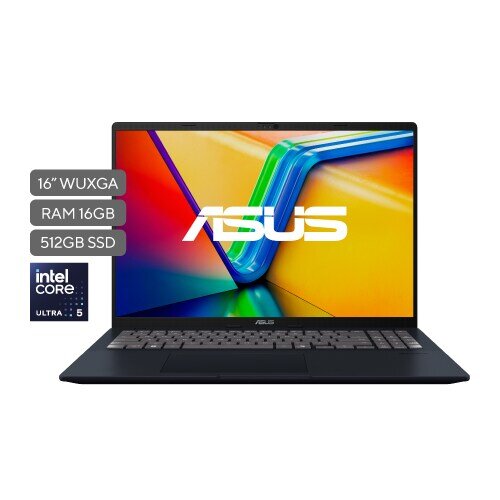 Portátil ASUS Consumo Vivobook 16 X1607CA-MB058 Procesador: Intel® Core™ Ultra 5 Processor 225H 1.7 GHz |NPU u - imagen 1
