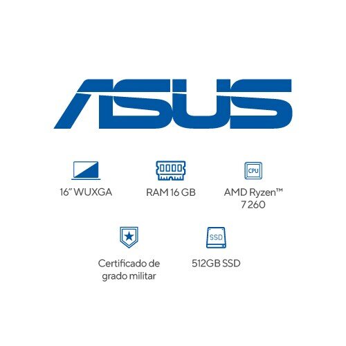 Portátil ASUS Consumo Vivobook S16 M3607HA-RP009 | AMD Ryzen™ 7 260 Processor 3.8GHz (24MB Cache, up to 5.1 GH - imagen 7