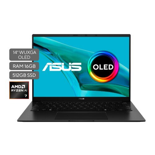 Portátil ASUS Consumo Zenbook 14 UM3406GA-QL125 | AMD Ryzen™ AI 7 445 Processor 2.0GHz (14MB Cache, up to 4.6G - imagen 1