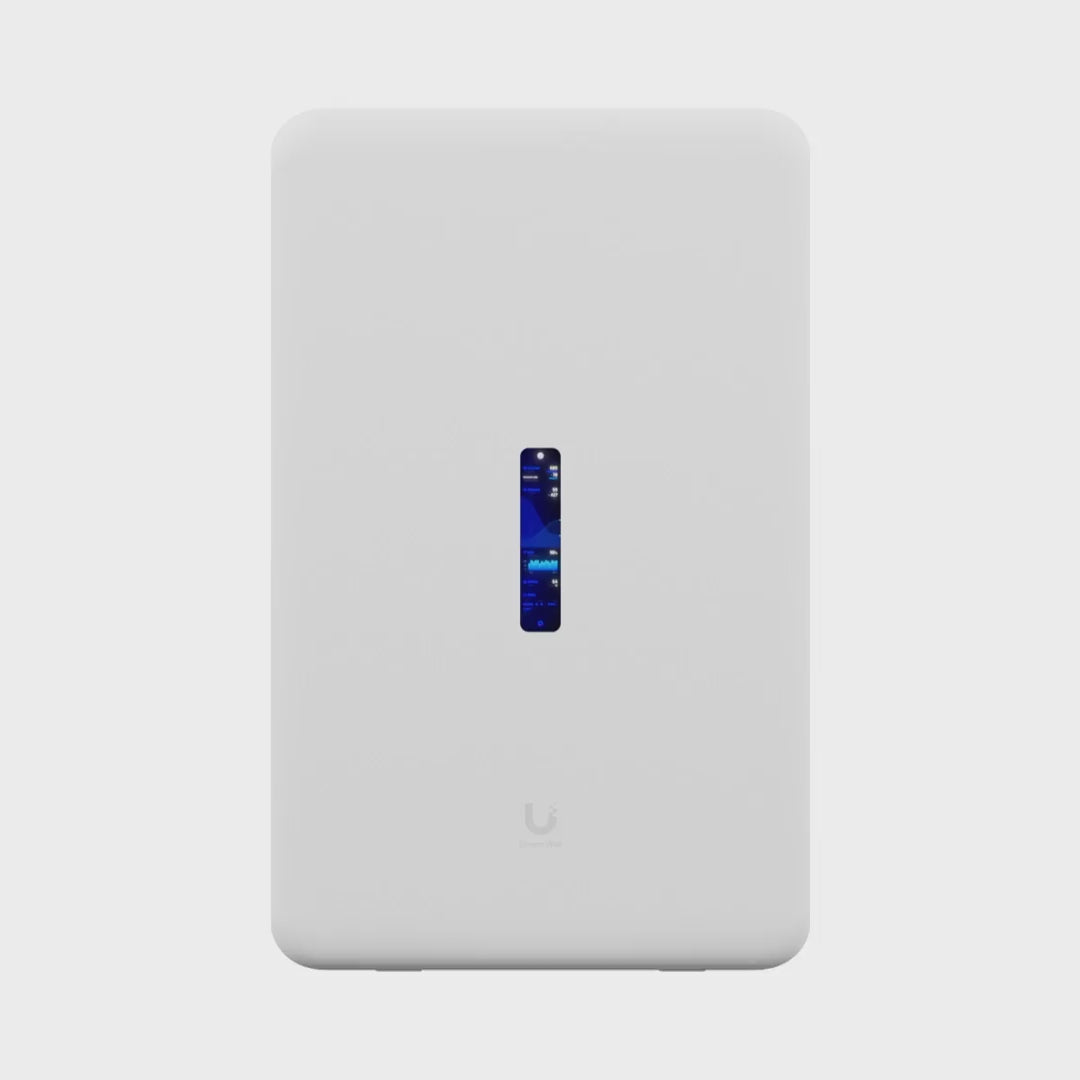 Router-Ubiquiti-UniFi-Dream-Wall-UDW-US-WiFi-6-AX2400-Dual-Band-2,5G10G-8-WAN-PoE++ 420W-Montaje-en-pared