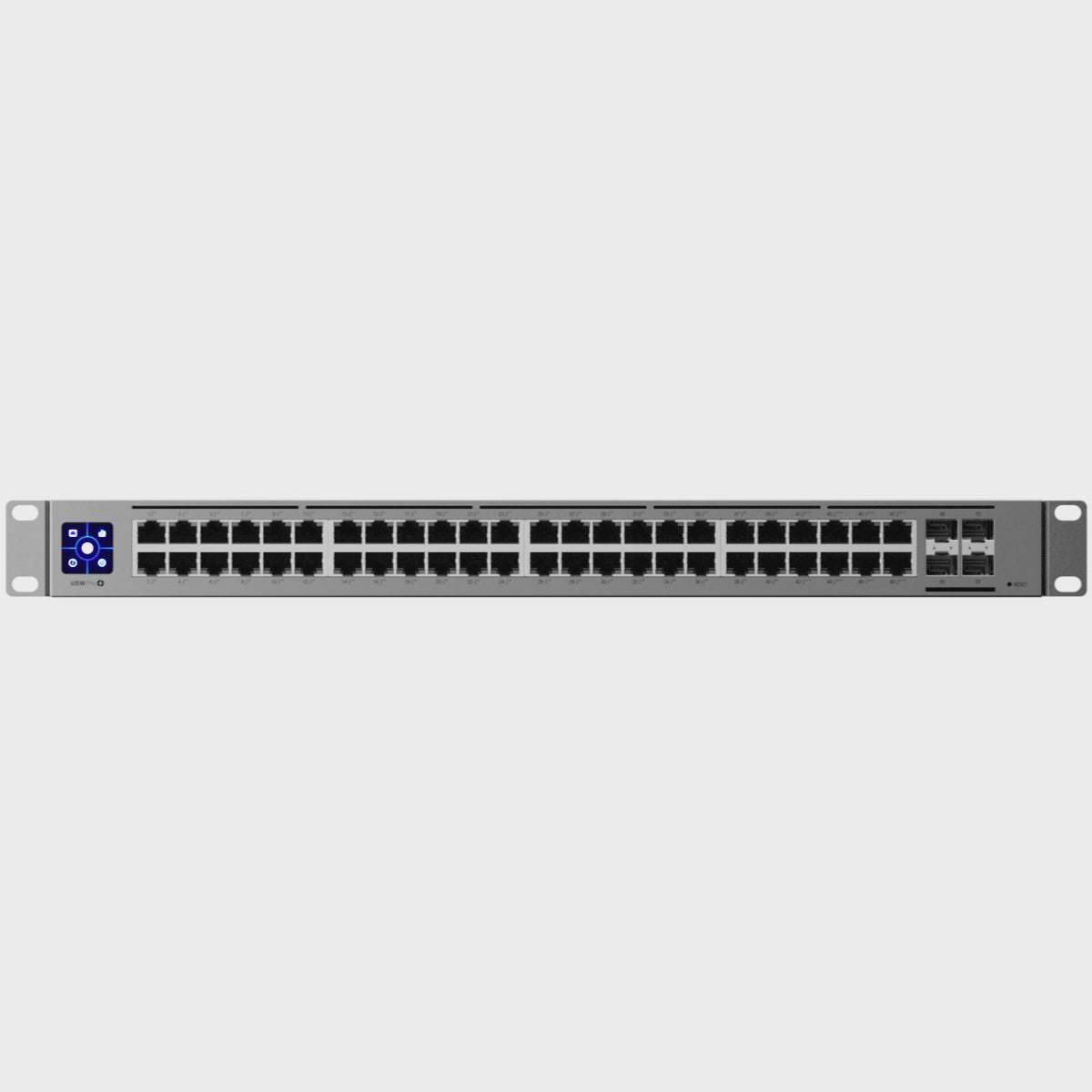 Switch-Ubiquiti-UniFi-USW-PRO-48-POE-48-Puertos-1G-(40 PoE+, 8 PoE++) + 4-SFP+10G-Layer-3-600W-PoE-Montaje-en-Rack