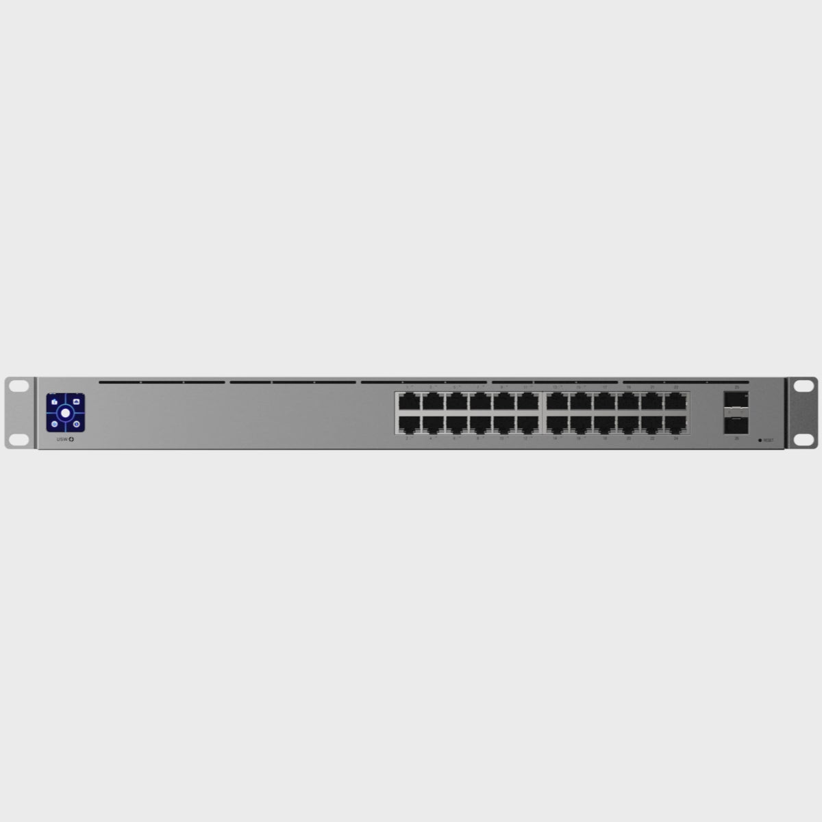 Switch-Ubiquiti-UniFi-USW-24-POE-24-Puertos-1GbE-(16 PoE+)+2 SFP-120WPoE-Rack-1U