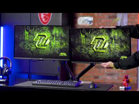 Base - de - Monitor - MSI - MAG - MT101G - Brazo - Ajustable - Resorte - a - Gas - 17 - 32 - Pulgadas - VESA - 10kg - Negro