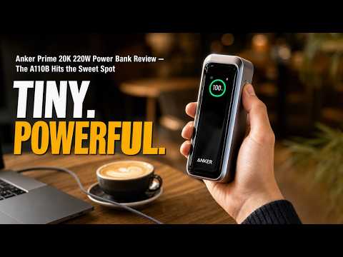 Power Bank Anker Prime 20K 220W 20.100mAh Carga Rápida 140W