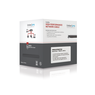Bobina de Cable FTP LinkedPro PRO-CAT-5-EXT-V2 305 m Cat 5e
