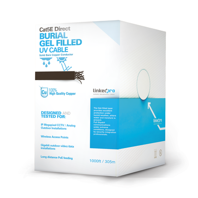 Bobina de Cable LinkedPro PRO-CAT-5E-GELX 305 m Cat 5e