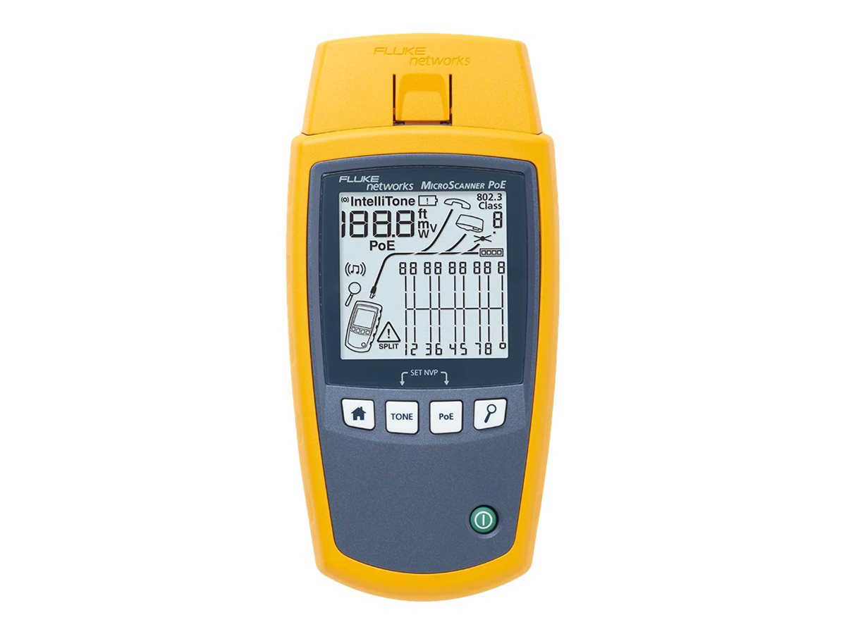 Probador de Red Fluke MicroScanner PoE Industrial Ethernet Professional Kit - vista 3