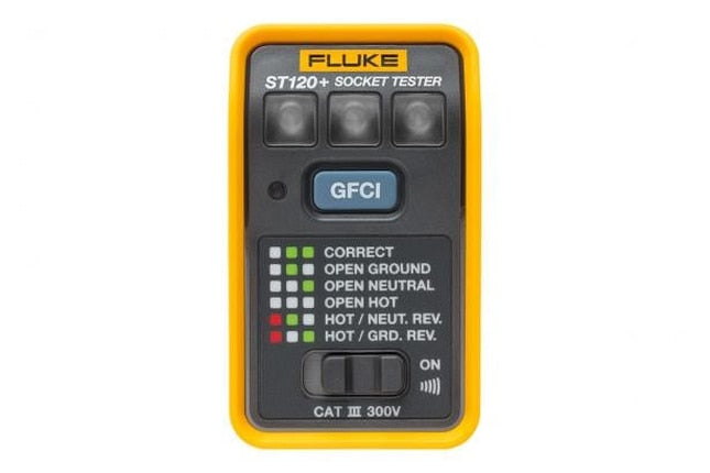 Probador de Red Fluke Networks ST120+ GFCI Socket Tester - vista 1