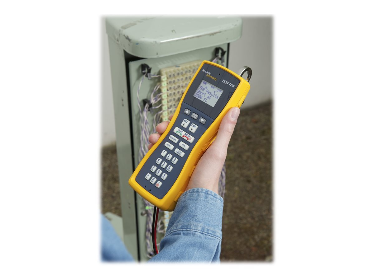 Probador de Red Fluke Networks TS54 Pro LCD Butt-in Test Set + TDR - vista 2