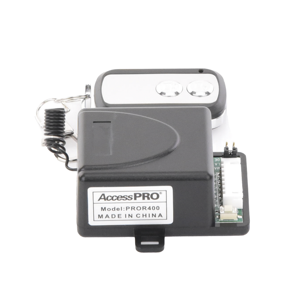 Receptor con 2 Relevadores y Control Remoto AccessPRO PROR400 50 m