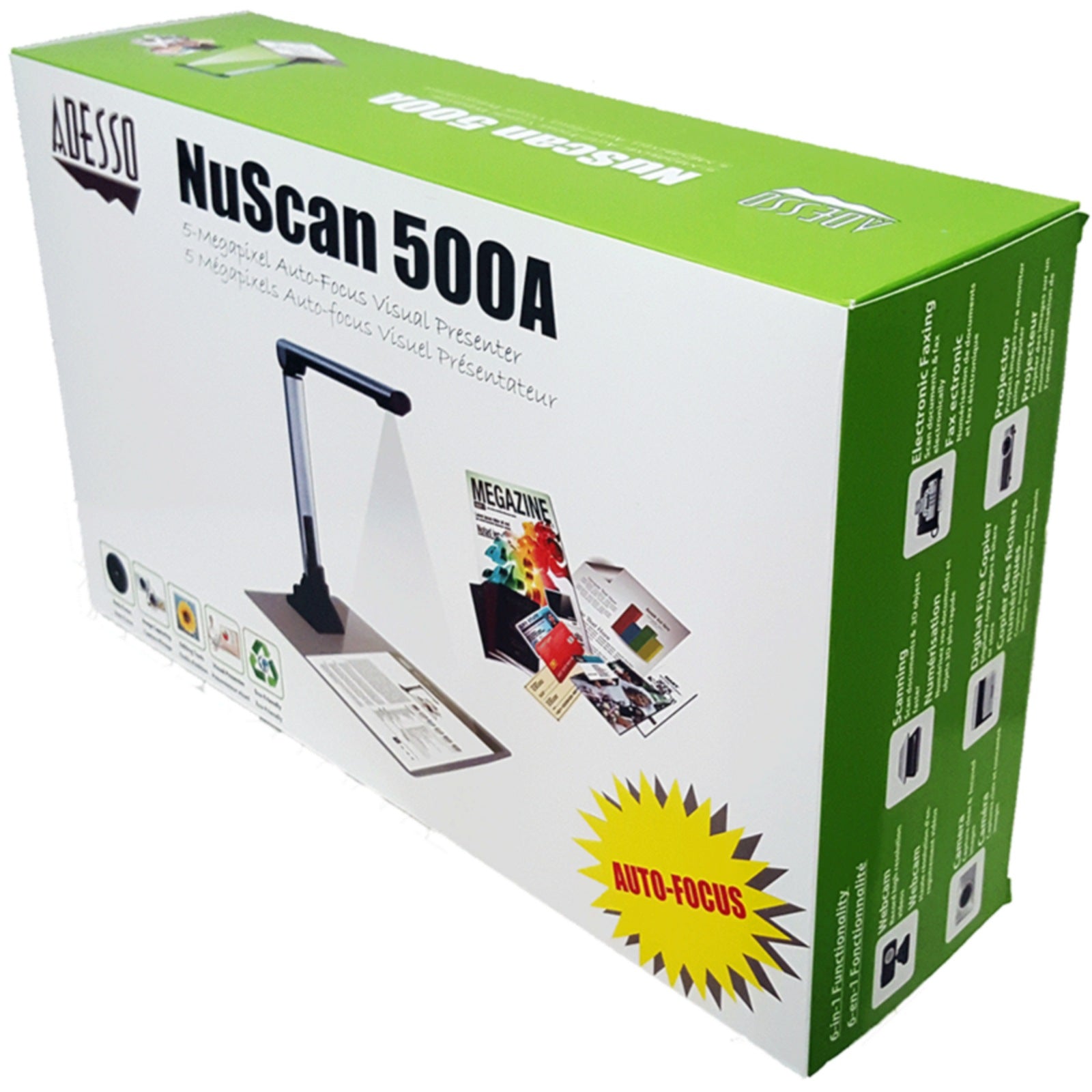 Proyector Adesso NuScan 500A - vista 6