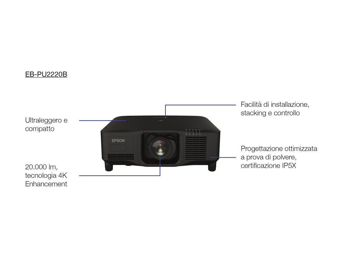 Proyector Epson EB-PU2220B - vista 3