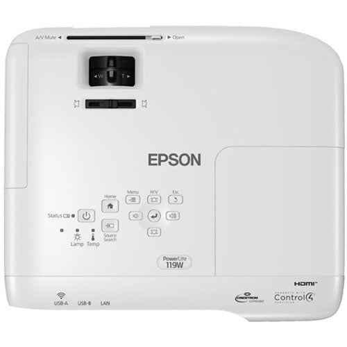 Proyector Epson PowerLite 119W, 3LCD WXGA, 4000 Lúmenes, HDMI