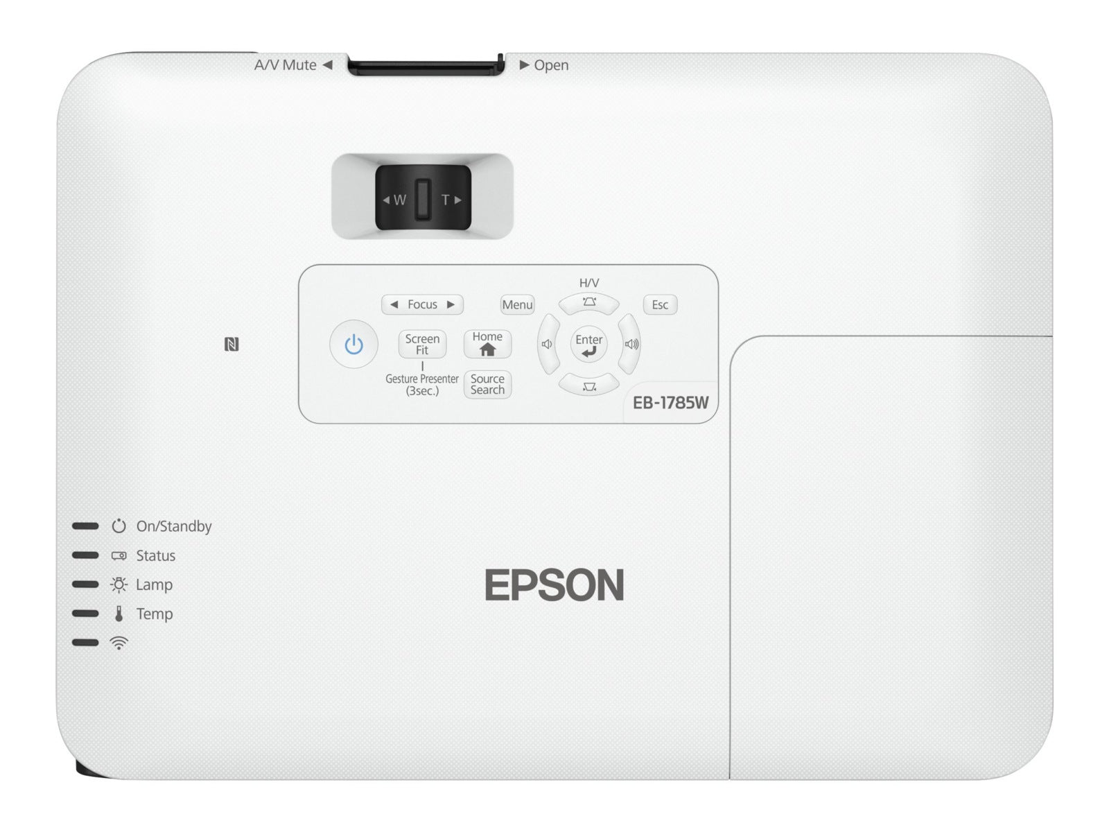 Proyector Epson PowerLite 1785W - vista 6
