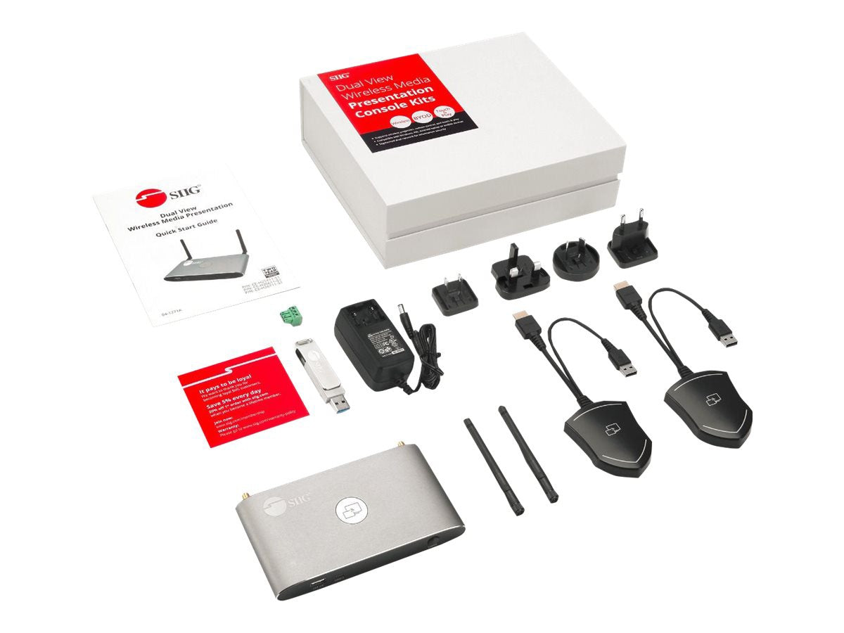 Proyector SIIG Dual View Wireless Media Presentation Kit - vista 5
