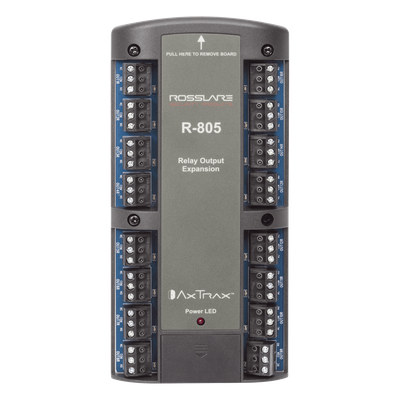 Tarjeta expansora de 16 salidas de relevador Rosslare Security Products R-805