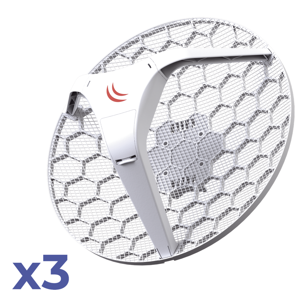 Paquete 3 Mikrotik RBLHG5KIT