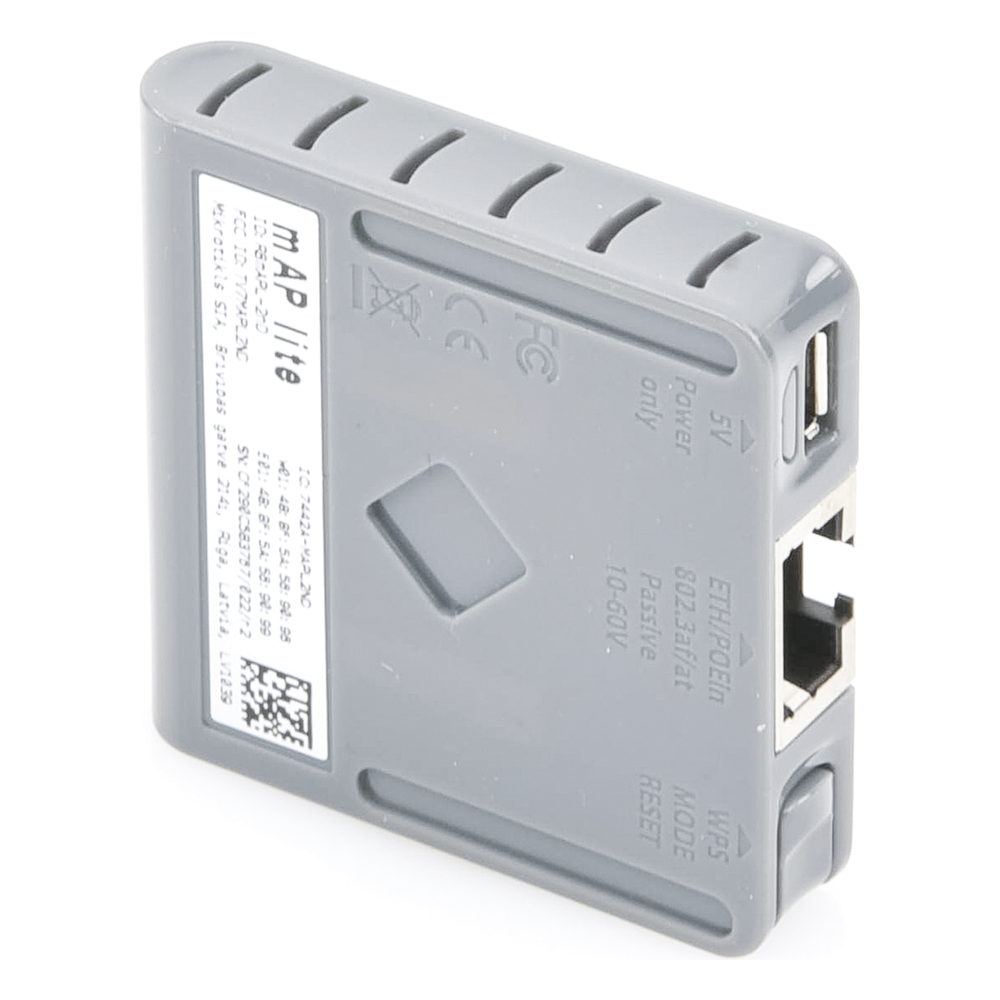 Mini Access Point 1 Puerto Fast Ethernet Mikrotik RBMAPL-2ND mAP lite