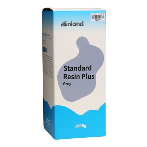 Resina 3D Inland Estándar Gris 1.0 kg — vista en diagonal