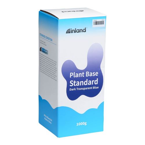 Resina 3D Inland Vegetal Biodegradable Azul oscuro transparente 1.0 kg — vista en diagonal