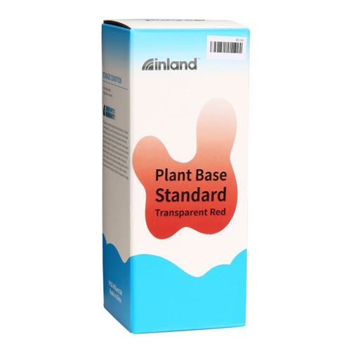 Resina 3D Inland Vegetal Biodegradable Rojo transparente 1.0 kg — vista en diagonal