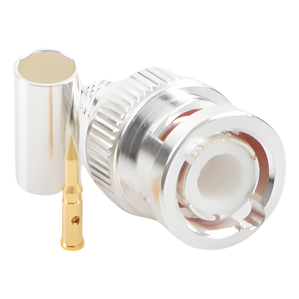 Conector BNC Macho de Anillo Plegable RF Industries RFB-1106-2ST