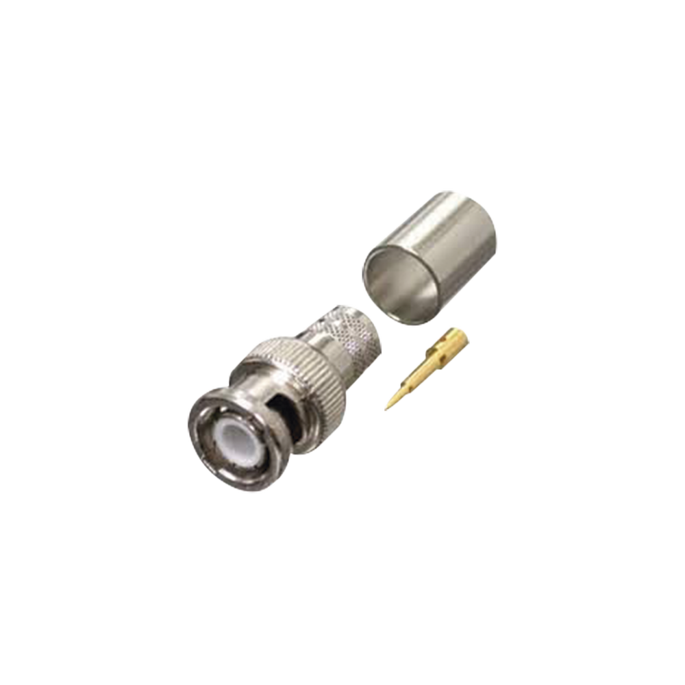 Conector BNC Macho de Anillo Plegable RF Industries RFB-1106-I