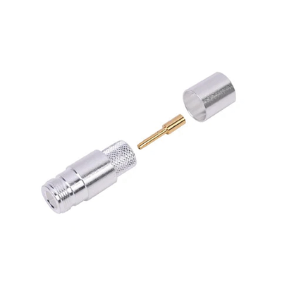 Conector N Hembra de Anillo Plegable RF Industries RFN-1028-2L2