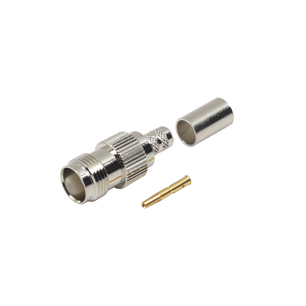 Conector TNC Hembra de Anillo Plegable RF Industries RFT-1217-X