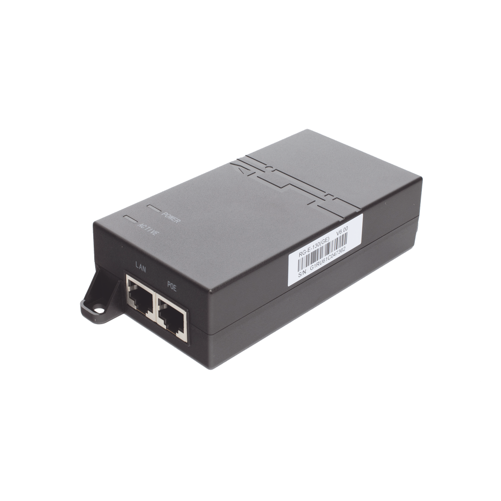 Inyector PoE estándar 802.3at Gigabit Ruijie RG-E-130(GE)