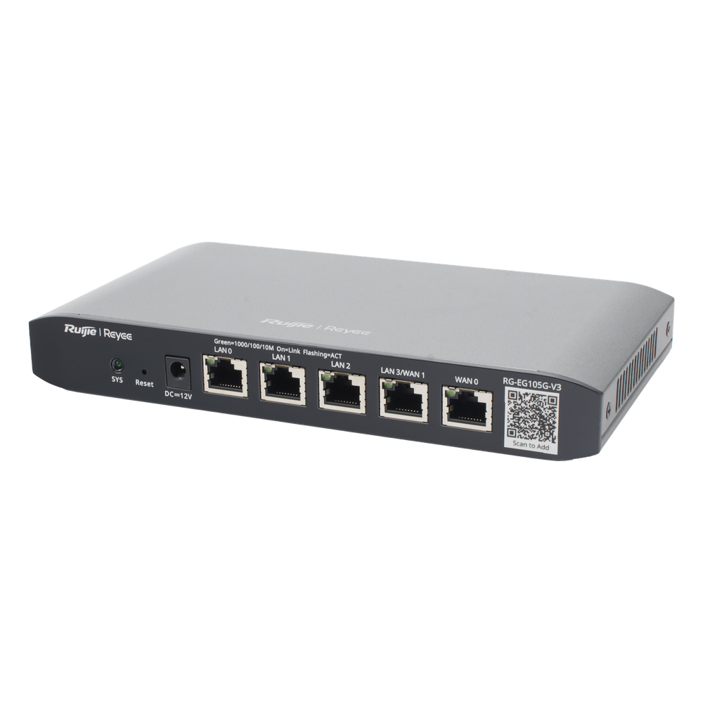 Router Administrable Cloud Ruijie RG-EG105G-V3 3 puertos