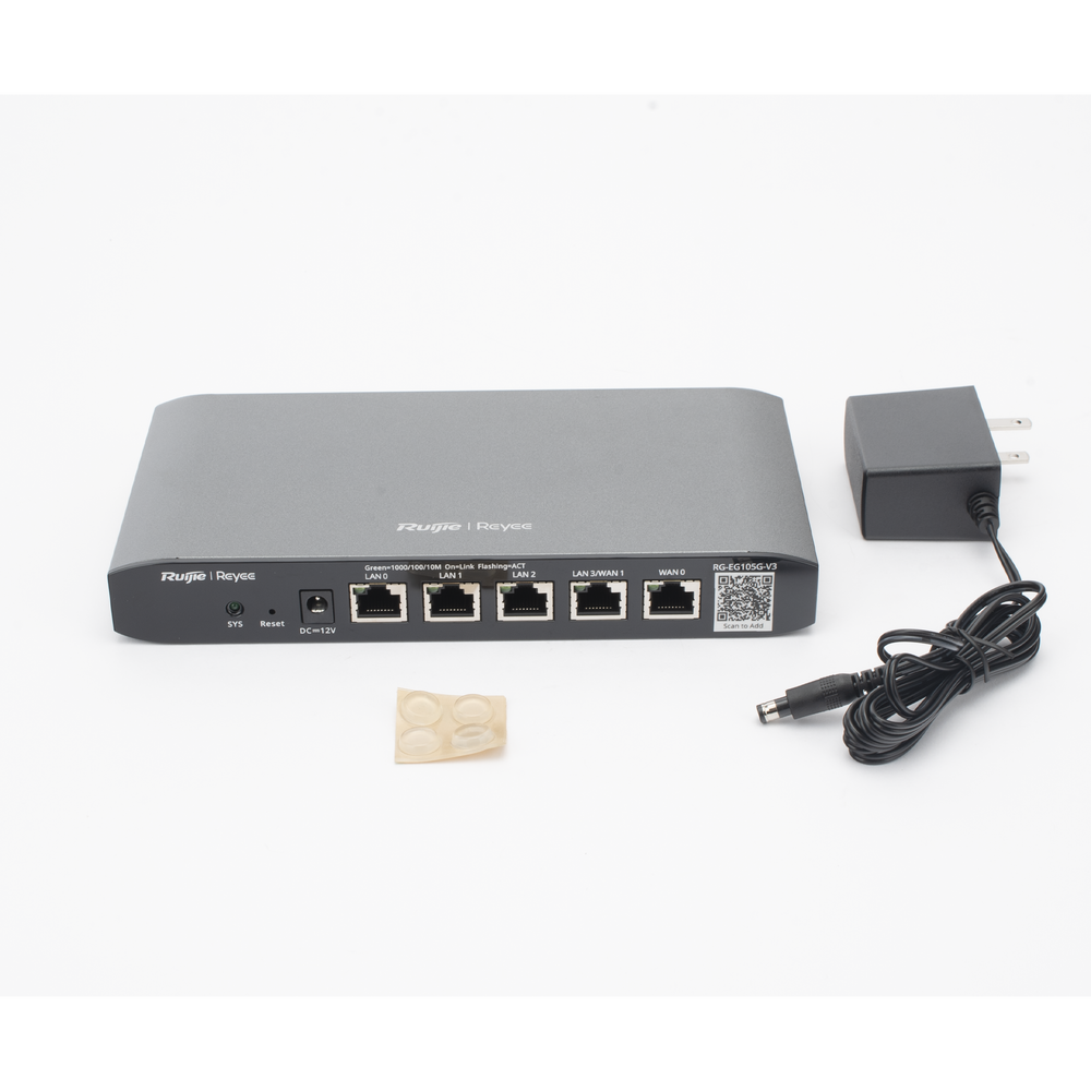 Router Administrable Cloud Ruijie RG-EG105G-V3 3 puertos
