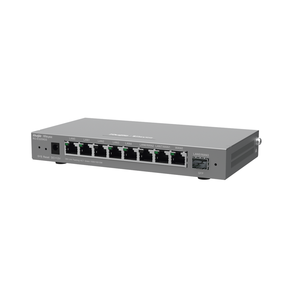 RG-EG209GS Router Administrable Ruijie RG-EG209GS 9 puertos 1 GB