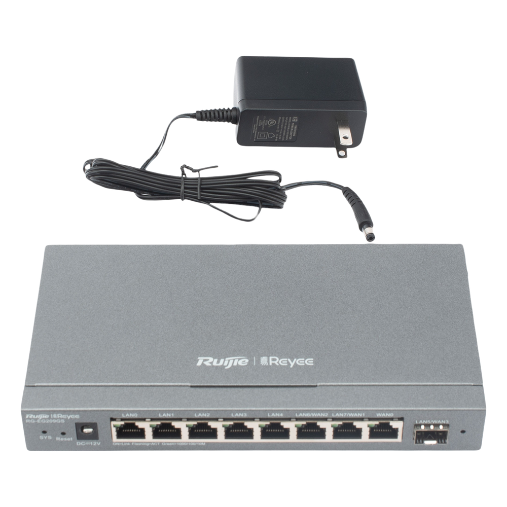 RG-EG209GS Router Administrable Ruijie RG-EG209GS 9 puertos 1 GB