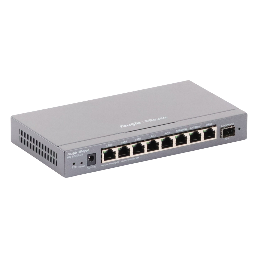 RG-EG209GS Router Administrable Ruijie RG-EG209GS 9 puertos 1 GB