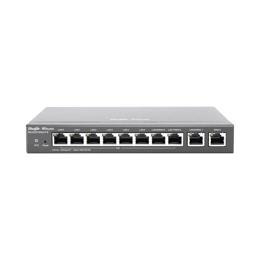 Router Ruijie RG-EG310GH-P-E 10 puertos