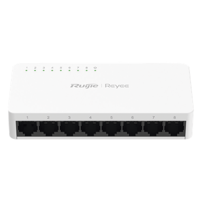 Switch non-PoE de 8 puertos 10 Ruijie RG-ES08G-L