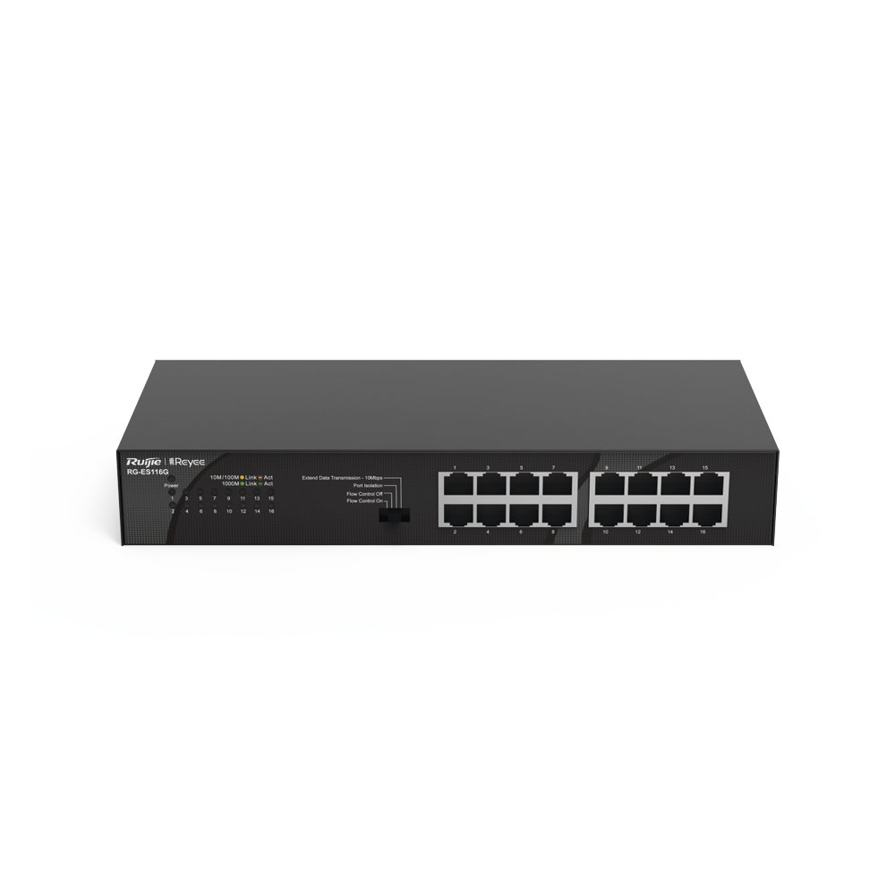 Switch no administrable Ruijie RG-ES116G-L 16 puertos
