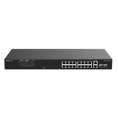 Switch PoE no administrable Ruijie RG-ES118FGS-LP 16 puertos