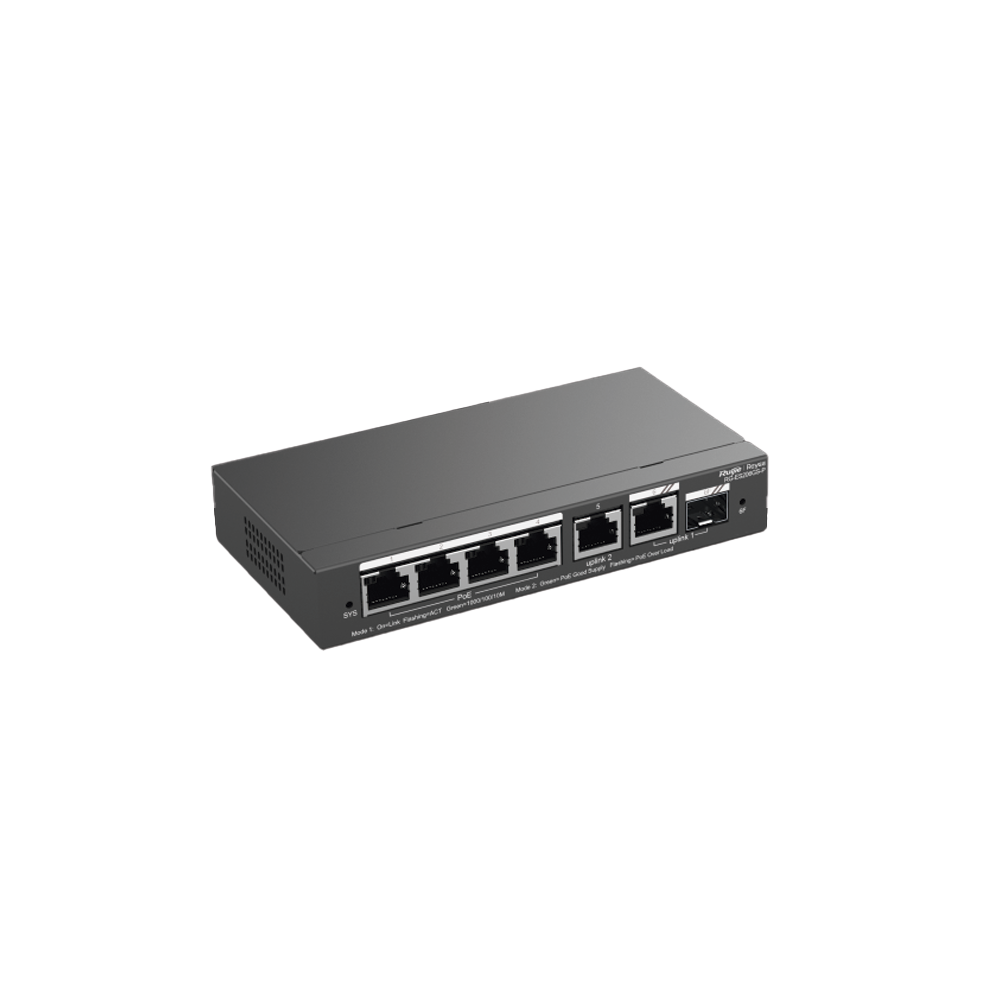 Switch Administrable Ruijie RG-ES206GS-P 6 puertos
