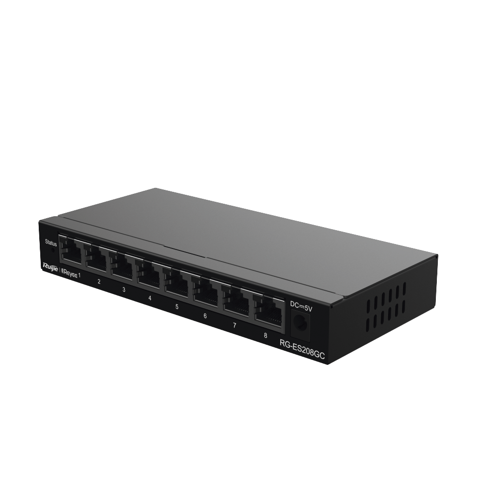 Switch Administrable con 8 Puertos Gigabit Ruijie RG-ES208GC