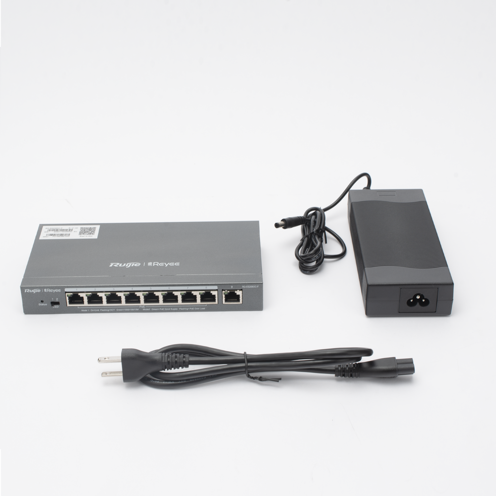 Switch PoE gigabit inteligente Ruijie RG-ES209GC-P 9 puertos