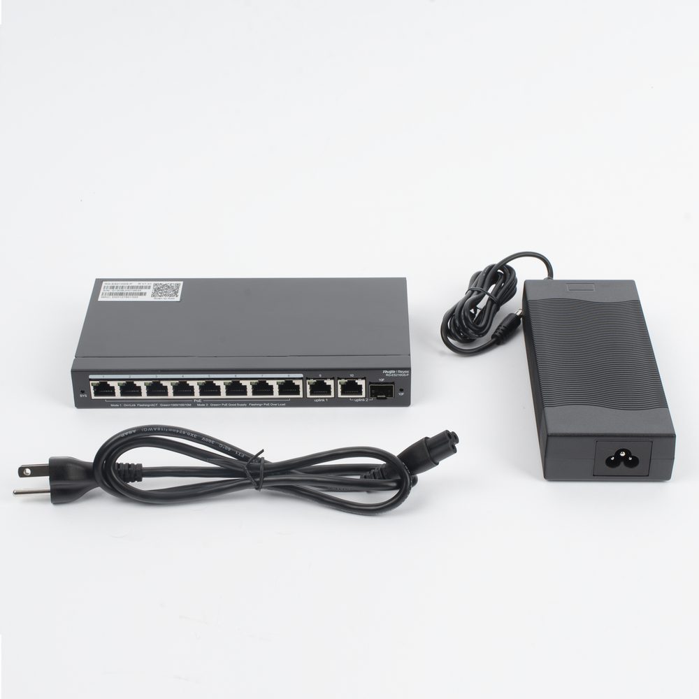 Switch Administrable PoE Ruijie RG-ES210GS-P 8 puertos