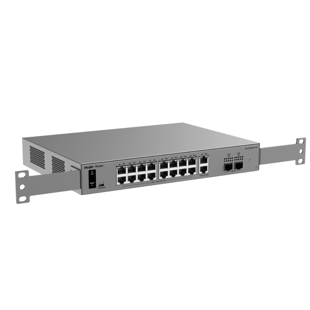 Switch Smart Cloud Managed PoE+ Capa 2 Ruijie RG-ES220GS-P-V2 250 W 20 puertos