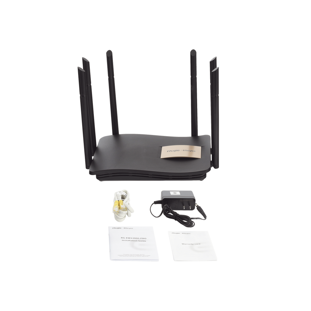 Router Inalámbrico Gigabit de Doble Banda Ideal Ruijie RG-EW1200GPRO