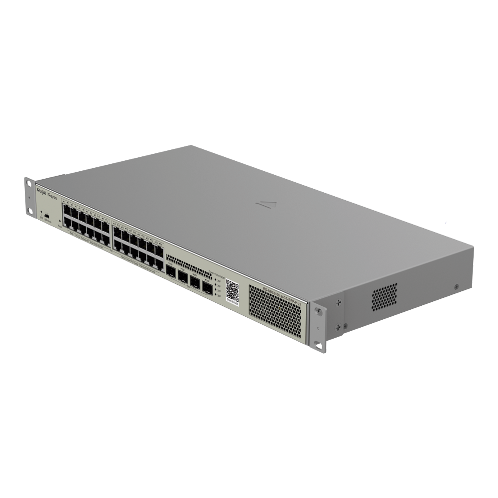 Switch PoE Gestionable en la Nube Ruijie RG-NBS3100-24GT4SFP-P-V2 28 puertos