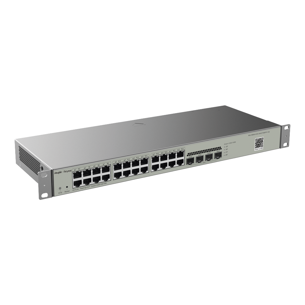 Switch No PoE Gestionable en la Nube Ruijie RG-NBS3100-24GT4SFP-V2 28 puertos